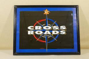 lot 203 image: Anheuser-Busch Cross Roads Beer Bar Mirror