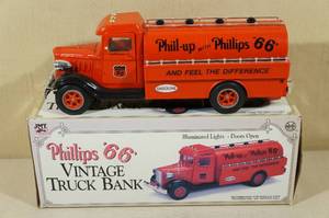 lot 219 image: Phillips 66 Vintage Truck Bank