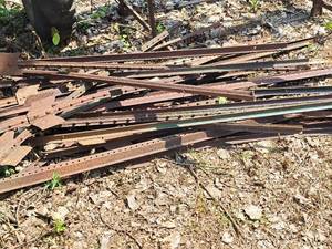 lot 1051 image: Lot of (36) Metal Fence Posts
