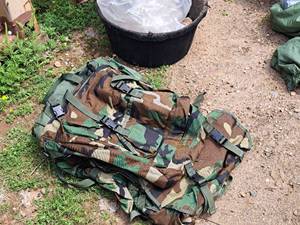 lot 1086 image: Camouflage Backpack
