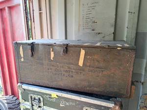 lot 1197 image: Wood Storage Box