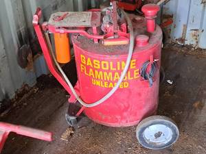 lot 1884 image: Tempo Tanker Rolling Fuel Tank