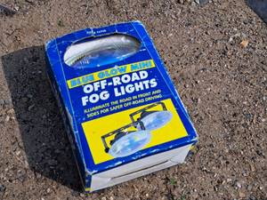 lot 1157 image: Blue Glow Mini Off-Road Fog Lights (in box)