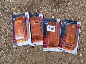 lot 1164 image: Lot of (4) Road Pro Posi-View LED LED ClearanceMarker  Light Assembly (New)