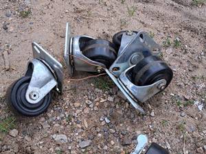lot 1177 image: Lot of (4) 3 Caster Wheels (New)