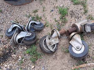 lot 1179 image: Lot of (6) Caster Wheels