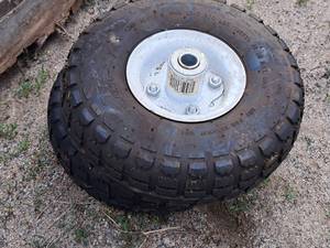 lot 1182 image: Lot of (2) 4-12 4.103.50-4 Utility Wheel on Rim