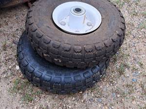 lot 1183 image: Lot of (2) 4-12 4.103.50-4 Utility Wheel on Rim