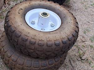 lot 1184 image: Lot of (2) 4-12 4.103.50-4 Utility Wheel on Rim