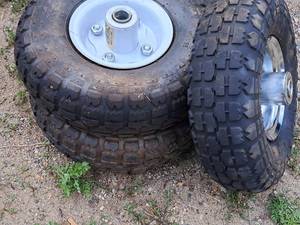 lot 1186 image: Lot of (3) 4-12 4.103.50-4 Utility Wheel on Rim