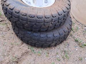 lot 1185 image: Lot of (2) 4-12 4.103.50-4 Utility Wheel on Rim