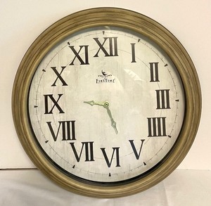 lot 63 image: Firstime Clock, Lantern and Faux Florals with Feathers