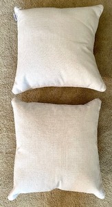 lot 77 image: Four Accent Pillows by Magaschoni Home, Homey Cozy and More
