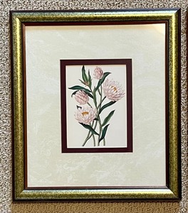lot 94 image: Two Framed Floral Prints