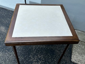 lot 186 image: Vintage Folding Card Table