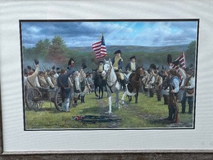 lot 58 image: Framed Print Dawn of a Nation by Brian Hart