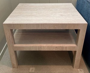 lot 13 image: Laminate Accent Table