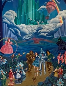 lot 19 image: Limited Edition Wizard of Oz Signed Framed Serigraph Print by Melanie Taylor Kent