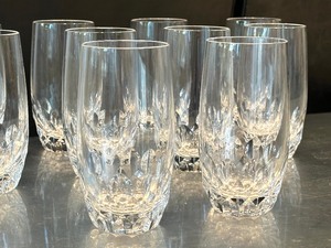 lot 39A image: Set of 10 Crystal Tumblers by Piell