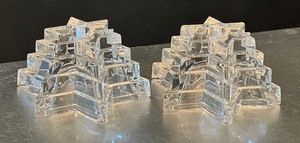 lot 35 image: Pair of Crystal WMF Candle Holders