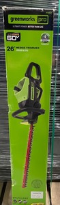 lot 23 image: New 60V 26 Cordless Battery Hedge Trimmer (Tool Only)