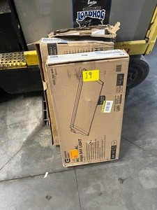 lot 19 image: 2 Commercial Electric 2 ft. 18,000 Lumens 171-Watts Integrated LED Dimmable White High Bay Light