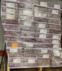 lot 9 image: 9 boxes Home Decorators Skaggs Island Oak 12 mm Waterproof Laminate Wood Flooring (144 SQ FT)