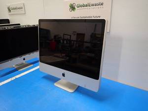 lot 2 image: Apple&nbspiMac8,1 A1224 &nbspIntel(R) Core(TM) Core 2 Duo E8435  3.06 GHz  4GB DDR2 SDRAM  500GB HD  Includes IOS and power cable  LCD is slightly discolored 