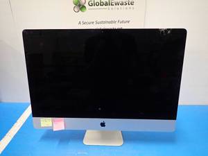 lot 14 image: Apple&nbspiMac13,2 A1419 MD095LLA &nbspINTEL(R) CORE(TM) I5-3470S CPU  2.90GHZ  8GB DDR3 SDRAM  1TB HD  cracks and scuffs in the glass  includes ios and power cables