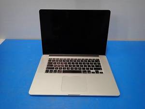 lot 25 image: Apple&nbspMacBookPro11,2 A1398 MGXA2LLA BTO &nbspINTEL(R) CORE(TM) I7-4980HQ CPU  2.80GHZ  16GB DDR3 RAM  500GB HD  15 screen with 2880 x 1800 resolution  screen has anti-glare film peeling  includes ios  No charger