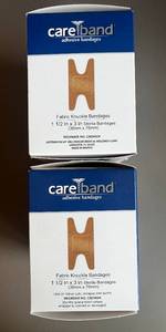 Careband Fabric Adhesive bandages Latex free 100 per box