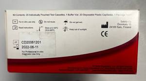 EXPIRED Clarity Coviblock Covid-19 Rapid Test Cassettes