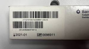 371611EXPIRED Bard-Parker Scalpels Stainless Steel Surgical Blade