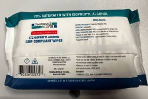 Pharmacare GMP Compliant Wipes