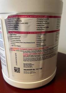 14-1100 CaviWipes Disinfecting wipes
