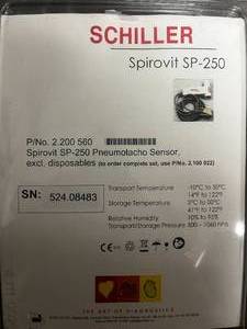 Schiller SP-250 Spirovit Flow Sensor only, NEW
