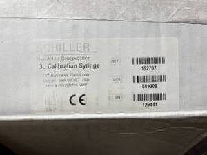 Schiller 3L calibration syringe