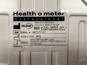 Health o meter 349KLX Remote Display Digital Floor Scale