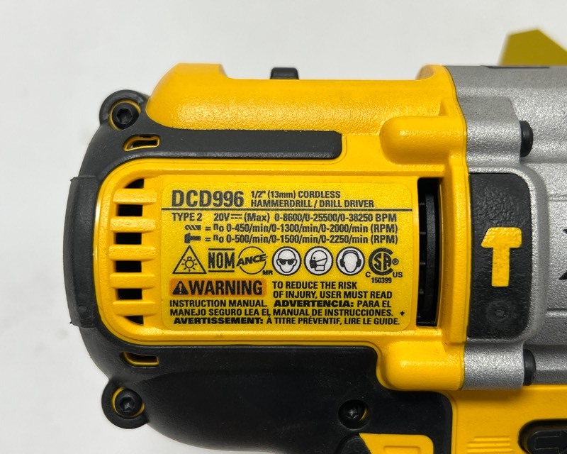 DeWalt 1 2 Inch Hammer Drill Driver POWER TOOL DISTRIBUTOR