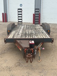 lot 1 image: 1997 Felling Tandem Axle Equipment Trailer