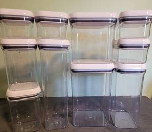 lot 129 image: OXO Storage kit 10 Pieces (Used)