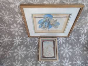 lot 32 image: Assorted framed craft work