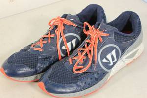 lot 217 image: Warrior Athletic Sneakers Mens Size 12 Navy and Orange