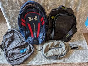 lot 196 image: Assorted Backpacks