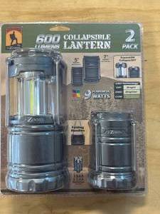 lot 12 image: 2 Pack Collapsible Lanterns