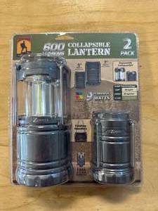 lot 13 image: 2 Pack Collapsible Lanterns