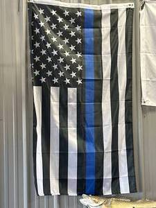 lot 96 image: Blue Lives Flag