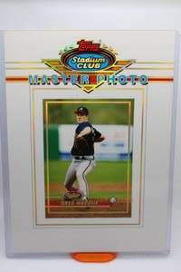 lot 12 image: Greg Maddux Topps Stadium Club Master Photo 1993