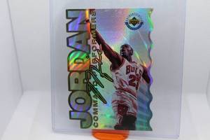lot 16 image: Michael Jordan 1996 Limited Edition Command Performers Jumbo Card Numbered 12775000