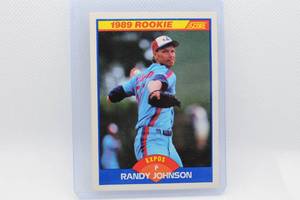 lot 55 image: Randy Johnson Rookie 1989 Score No. 645